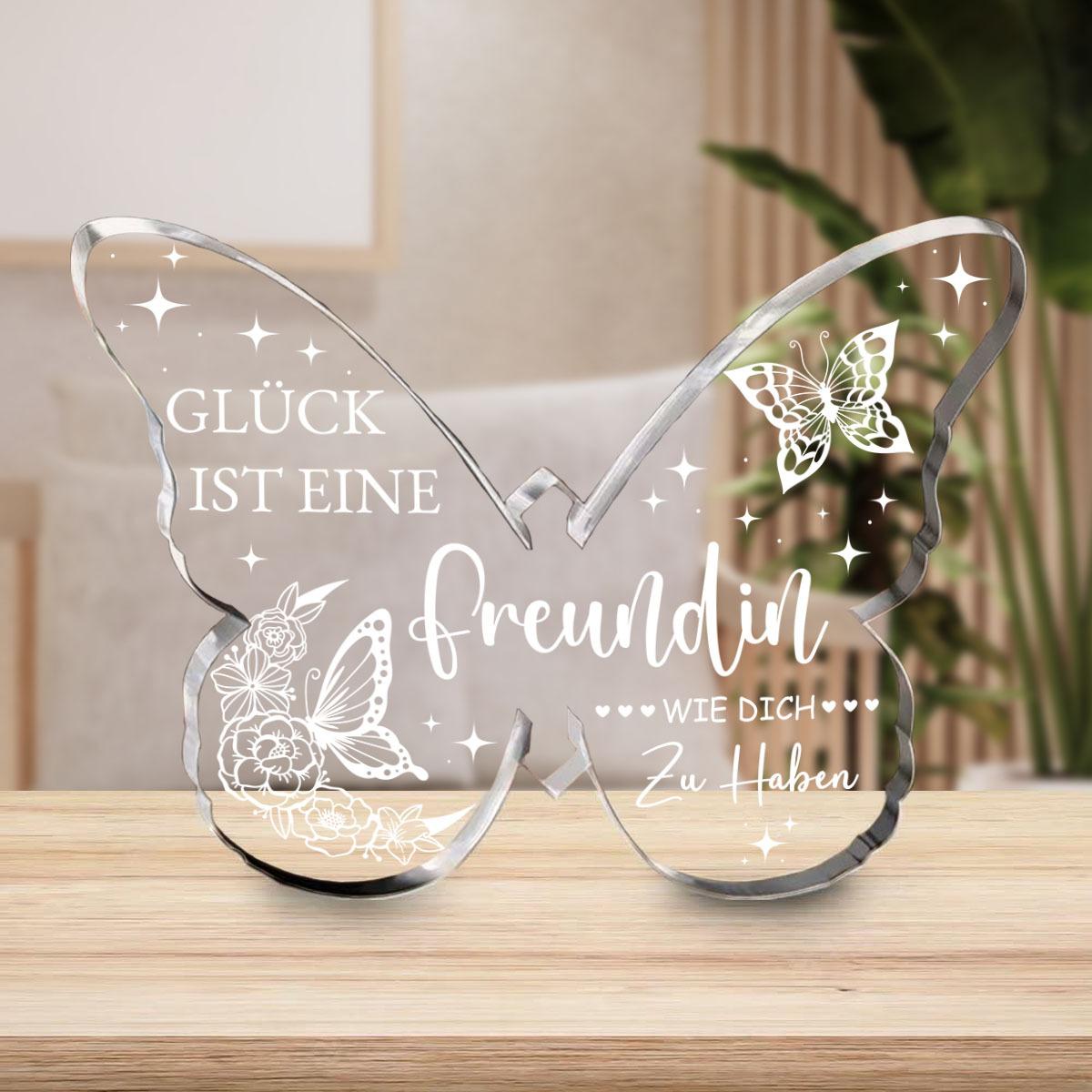 

2D Flat Classic Acrylic Decorative Plaque, Butterfly Decoration, Home Desk Living Room Acrylic Decoration,Classic Style Home Decor for Living Room 10*7cm