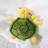 Adorable Creative Turtle Plush Doll Keychain Cute Stuffed Animal Accessory For Bags