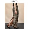 HECO New Chinese Style Jacquard Lace Skirt