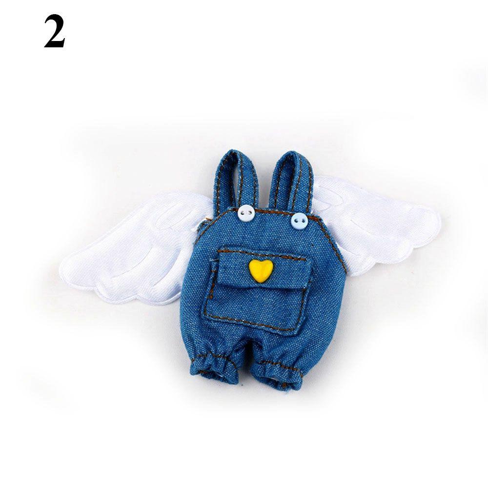 1/11 OB11Dolls For 1/12Bjd Doll Obitsu11 Doll Accessories Doll Overalls Doll Clothes Denim Pants