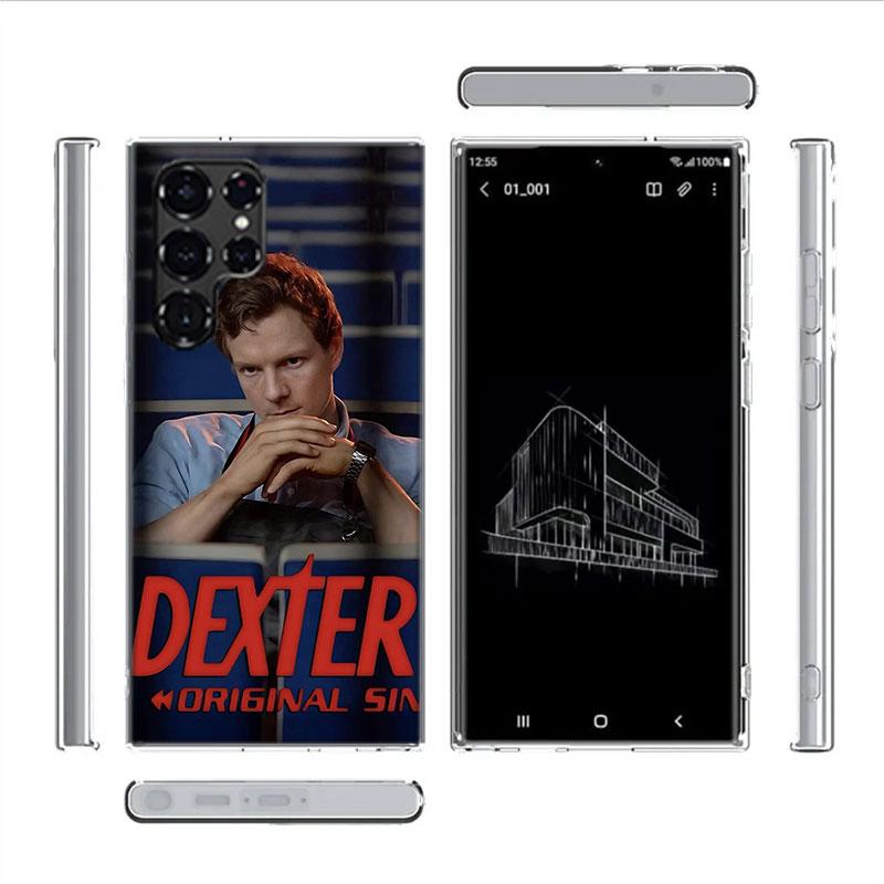 TV Show Dexter Morgan Capa Phone Case For Samsung S26 Ultra S25 Edge Galaxy S23 S21 S20 S24 FE S22 S10 Plus Cover Clear TPU Shel