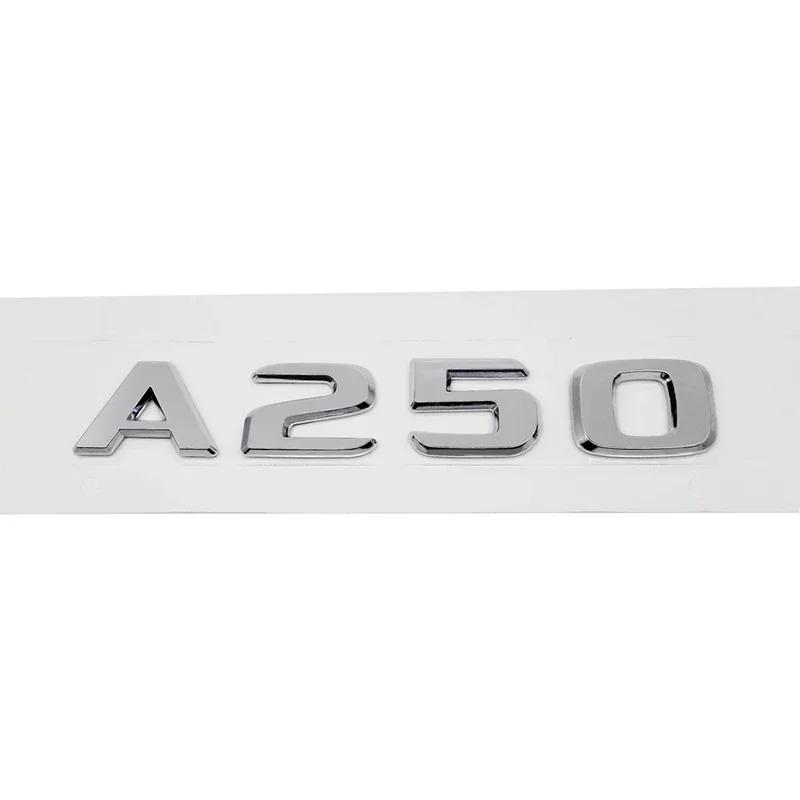ABS Car Letter Rear Stickers Trunk Badge Emblem Decal for Mercedes Benz A63 A200 A220 A250 A260 A Class W168 W169 W176 AN1