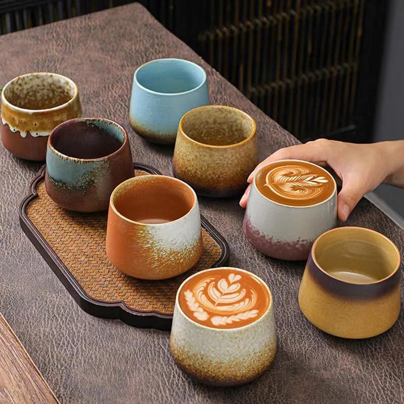 Large Ceramic Tea Cup Porcelain Teacups Teaware Japanese Kung Fu Tea Set Water Cup Master Cup Single Cup Pottery Cup Stoneware
