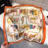 Fashion Square Fashion Foreign Style Small Silk Scarf Women'S Headband Decorative Scarf Dual-Purpose Small Square Scarf New Scarf