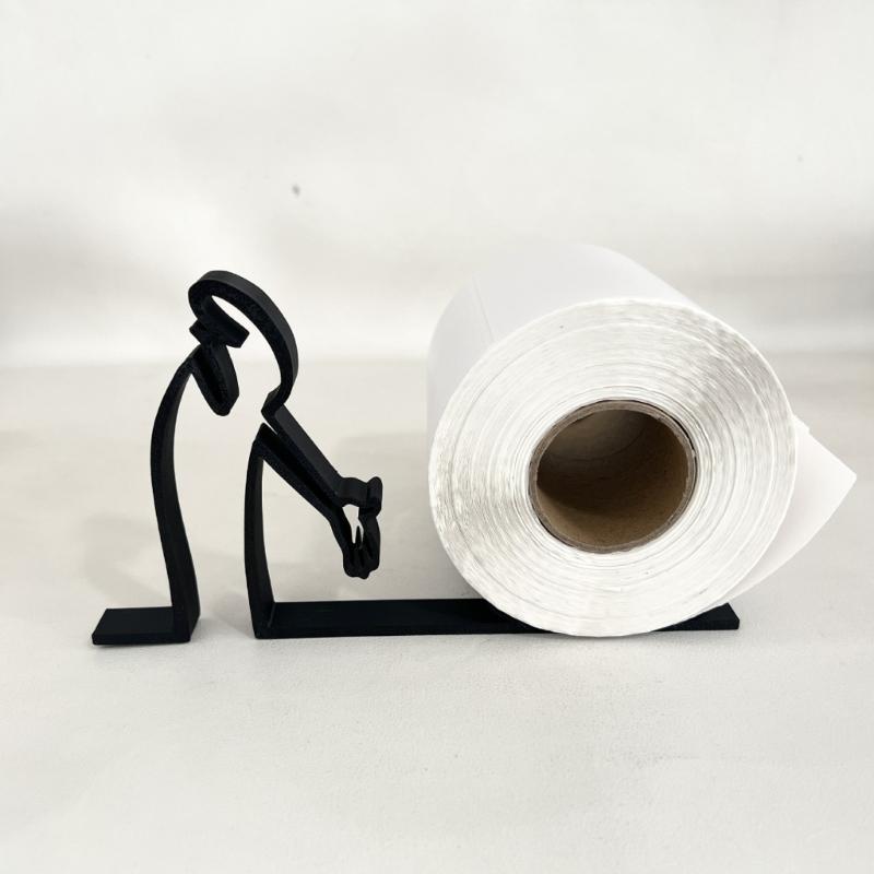 Sturdy Plastic Toilet Paper Dispenser Bathroom Wall Mounted Organizers Easy Installation Multiple Use