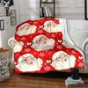 1pc Santa Claus Design Blanket Warm, Cozy, And Soft, Suitable for Sofas, Beds, Cars, And Office Use.Perfect for Camping And Travel, Making It a Great