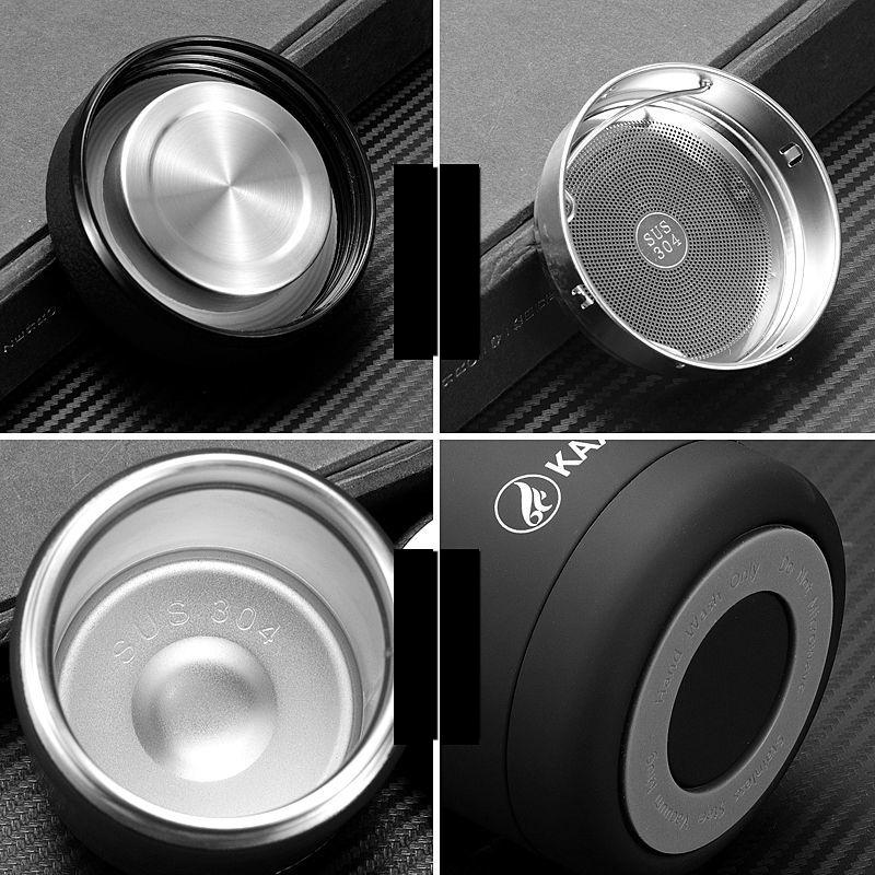 intelligence Thermos Cup 380ml Vacuum Flasks Portable Stainless Steel Thermos Cup Water Bottle Travel Tea Mug Office Thermos Cup