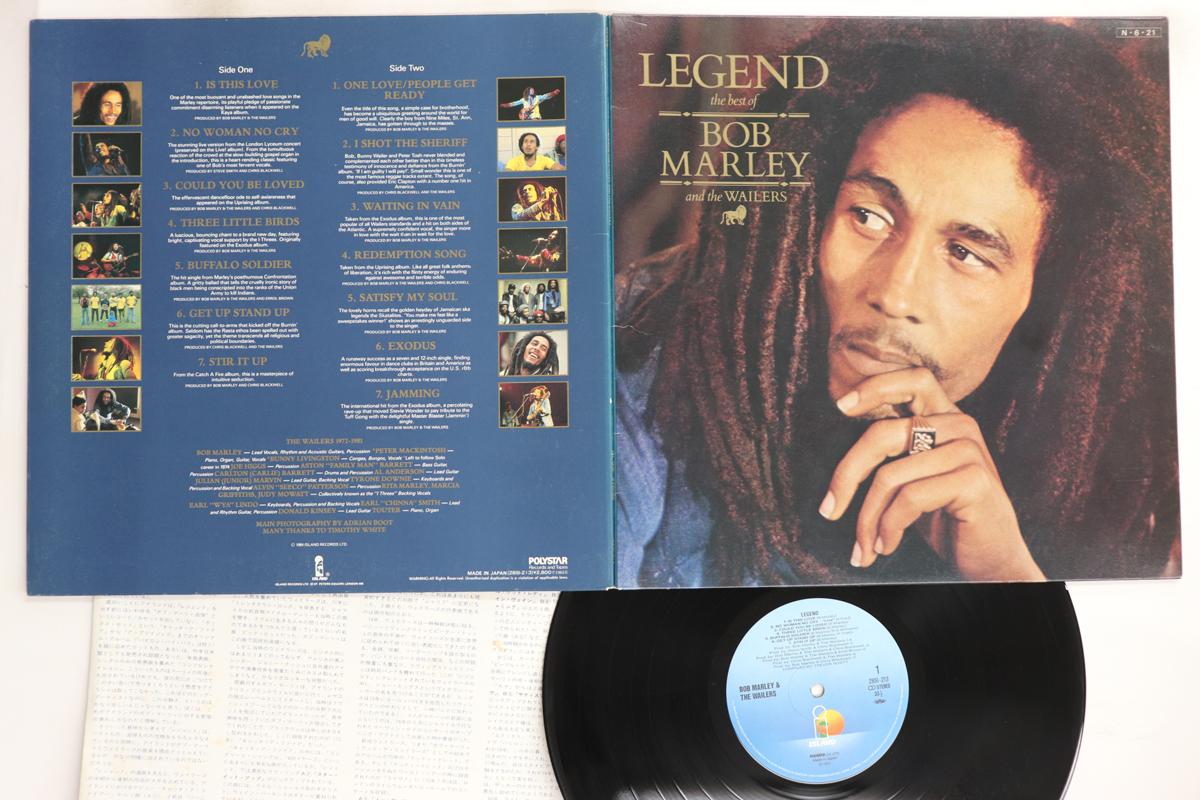

LP Record BOB MARLEY & THE WAILERS - Legend (The Best Of Bob Marley And 28SI213 ISLAND 1984 Japan Obi Reggae, Ska & Dub Used