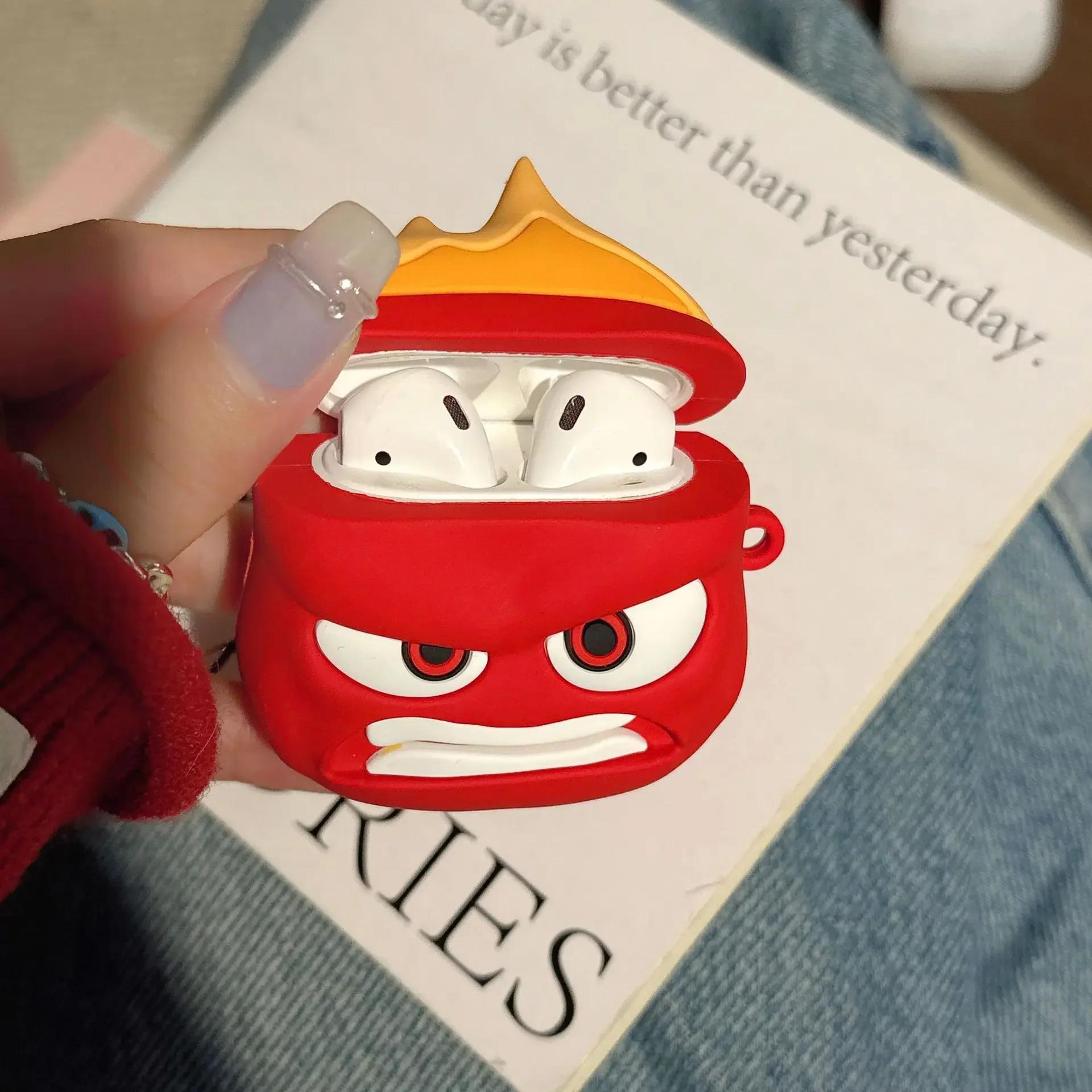 

Наизнанку 3D мультяшная игрушка противоударный защитный силиконовый чехол для наушников Airpods Pro 2 чехол для девочек Kis Boys Funda for airpods 4 2024