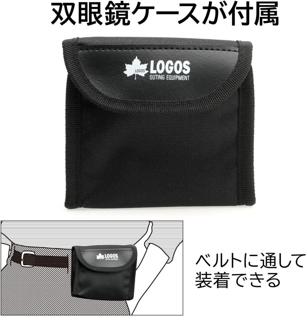 Kenko Binoculars LOGOS Magnification 8x Objective Lens Diameter 21mm Foldable Life Waterproof 170g Lightweight Design Gray GY 8×21DH 2-Axis LK-CL0821