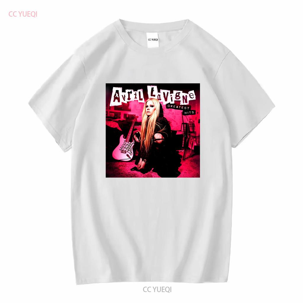 Avril Lavigne Album Greatest Hits Adult T Shirt All Size S To 5XL AL149 Long or Short Sleeves Vintage Washed