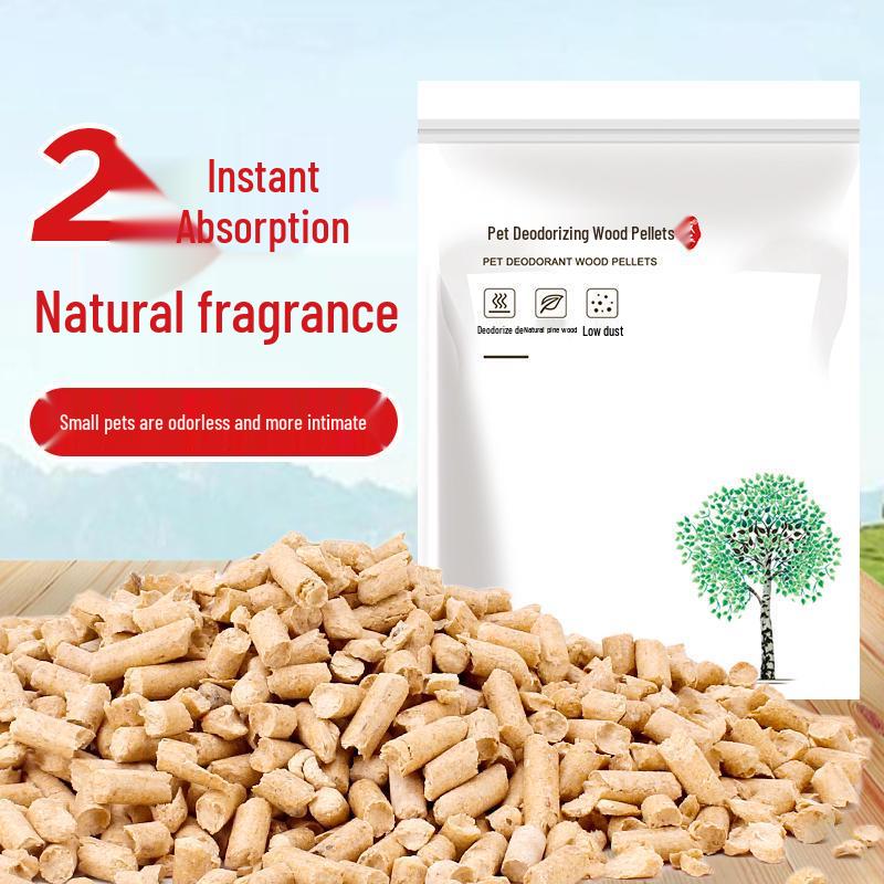 

Weibison Eco-friendly Pine Cat Litter: Natural Deodorizing & Absorbent Wood Pellets for Odor Control, Suitable for Cats and Dogs.