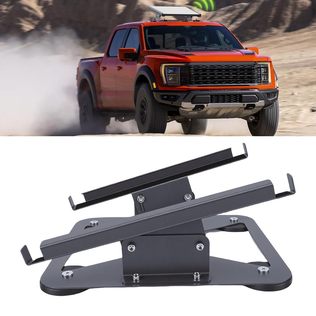 Magnetic Roof Mount, Heavy Duty Aluminum Alloy with 4 High Strength Magnets, 0 to 30 Degree   Angle, Tool-  Installation, for RV Trailer, 