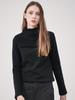 ACUD Rib Patched High-Neck Knit_Black