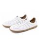 Yase Reverse Vintage Leather German Army Sneakers White