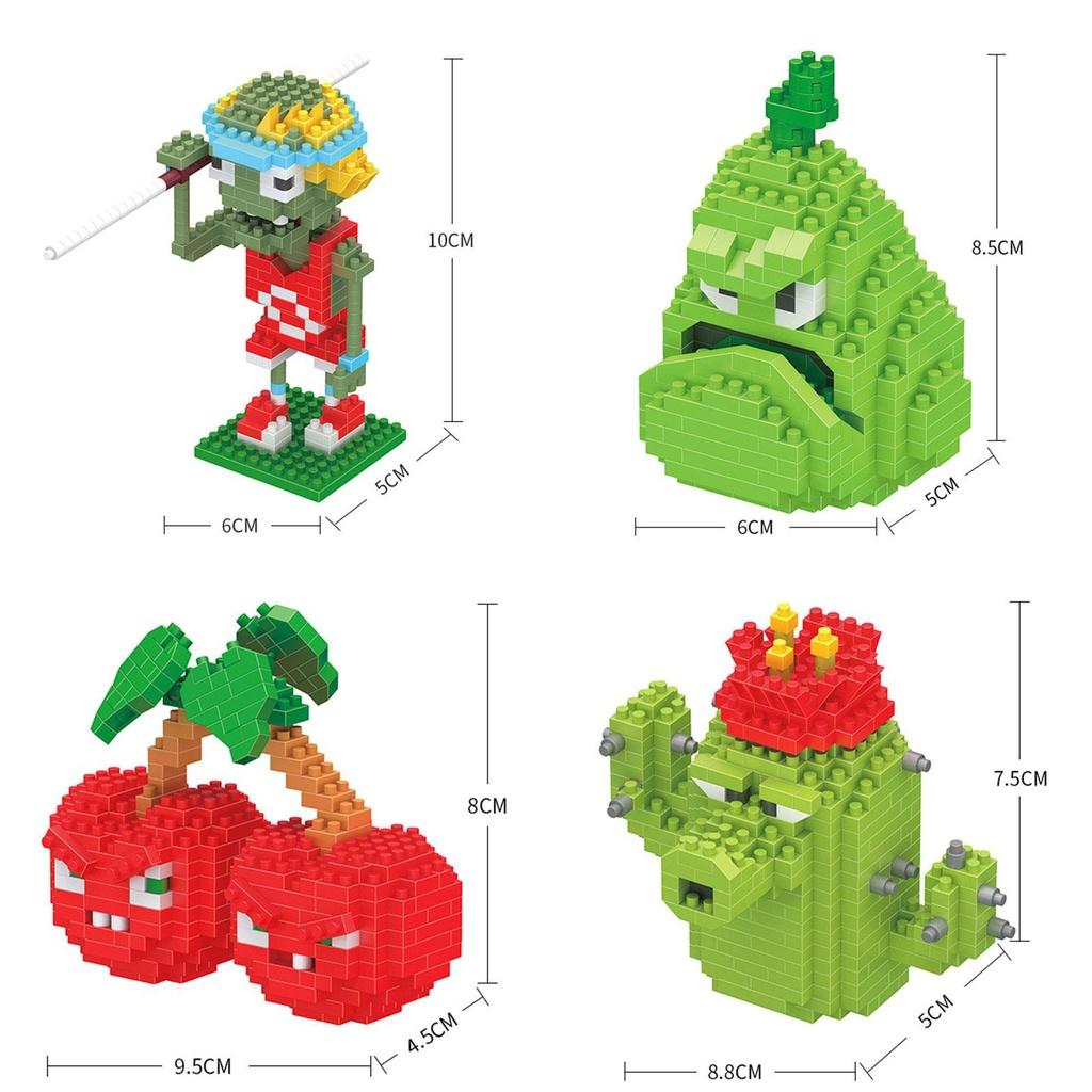 Plant Vs. Zombies Building Toy Color Box Packaging