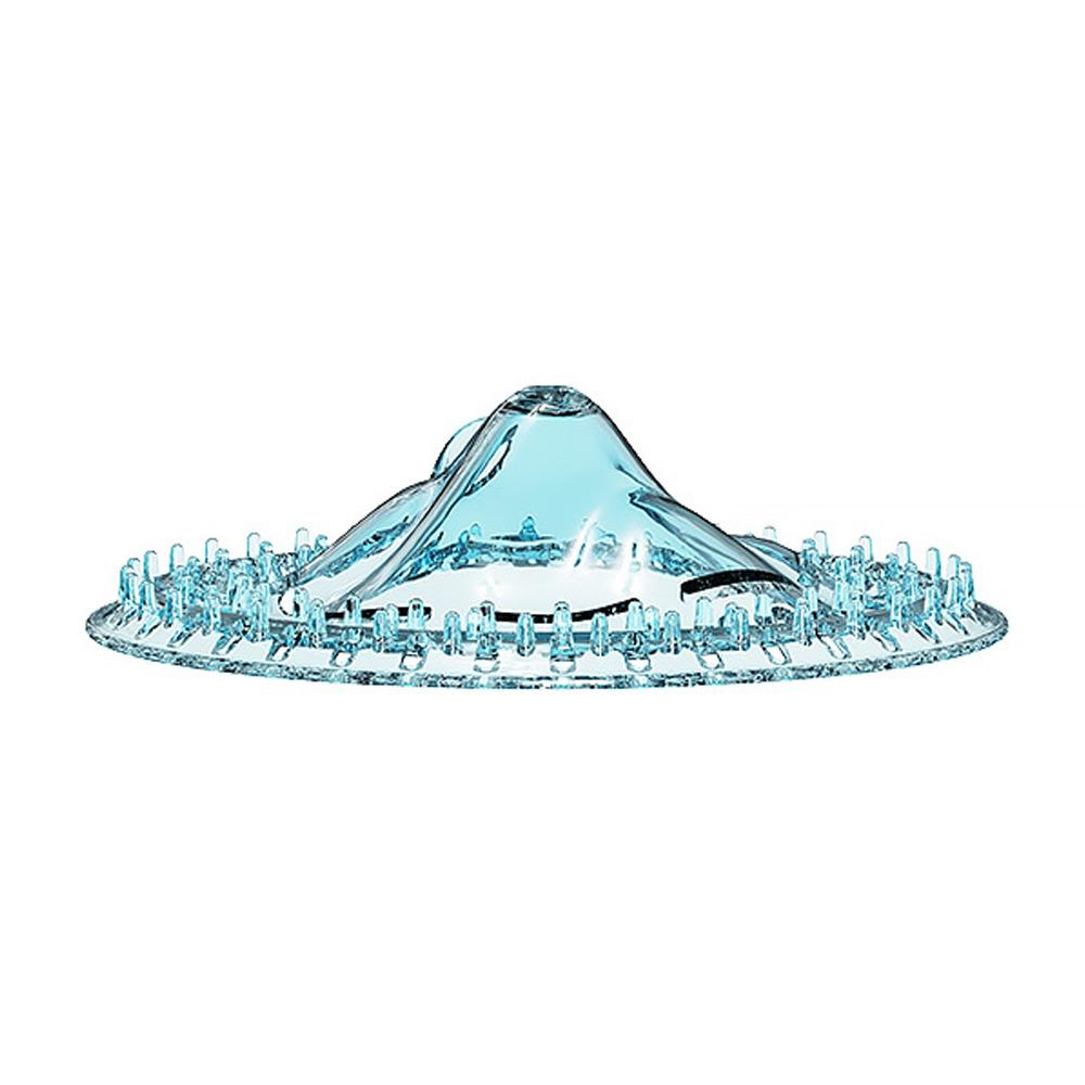 

10 шт. Быстро дренирующий фильтр для волос в ванной комнате «Айсберг», практичный слив для пола для дома и ванной комнаты синий