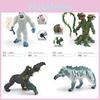 Stunning Plastic Fantasy Creature Models Including Ice Monster Tree Demon Gorilla Crystal Tiger And Lava Tiger