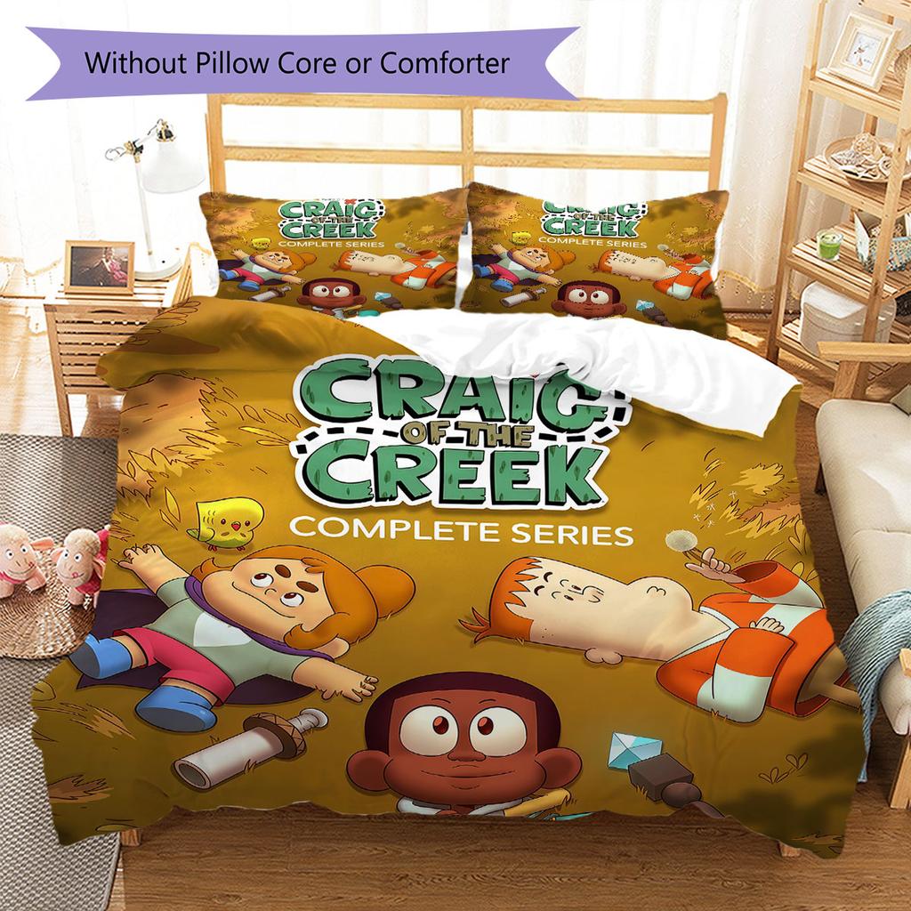 Creek Tribe Bedding Quilt Set Quilt Cover Pillowcase Home Decoration Birthday Gift (1 * duvet cover + 2 * pillowcase, without core)