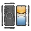 KEYSION Hollow Heat Dissipation Case for Samsung A55 5G Silicone+PC Magnetic Cooling Shockproof Phone Cover for Galaxy A55 5G