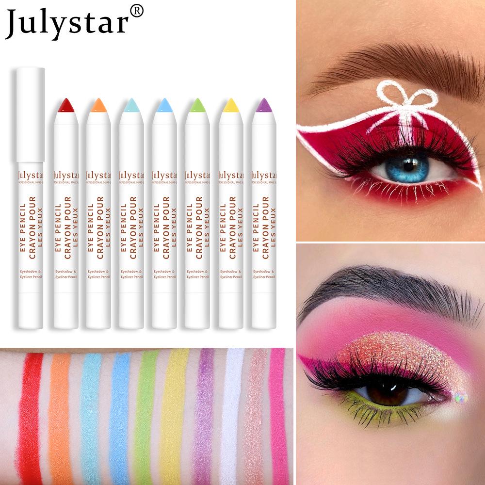 European-American Matte & Micro-Shimmer Eyeshadow Stick - Popular Cross-border Beauty Product