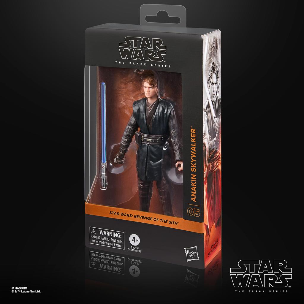 Hasbro Star Wars Black Series Anakin Skywalker, Star Wars Episode III: Revenge of the Sith Collectible 15cm Action Figure G1563 Authentic