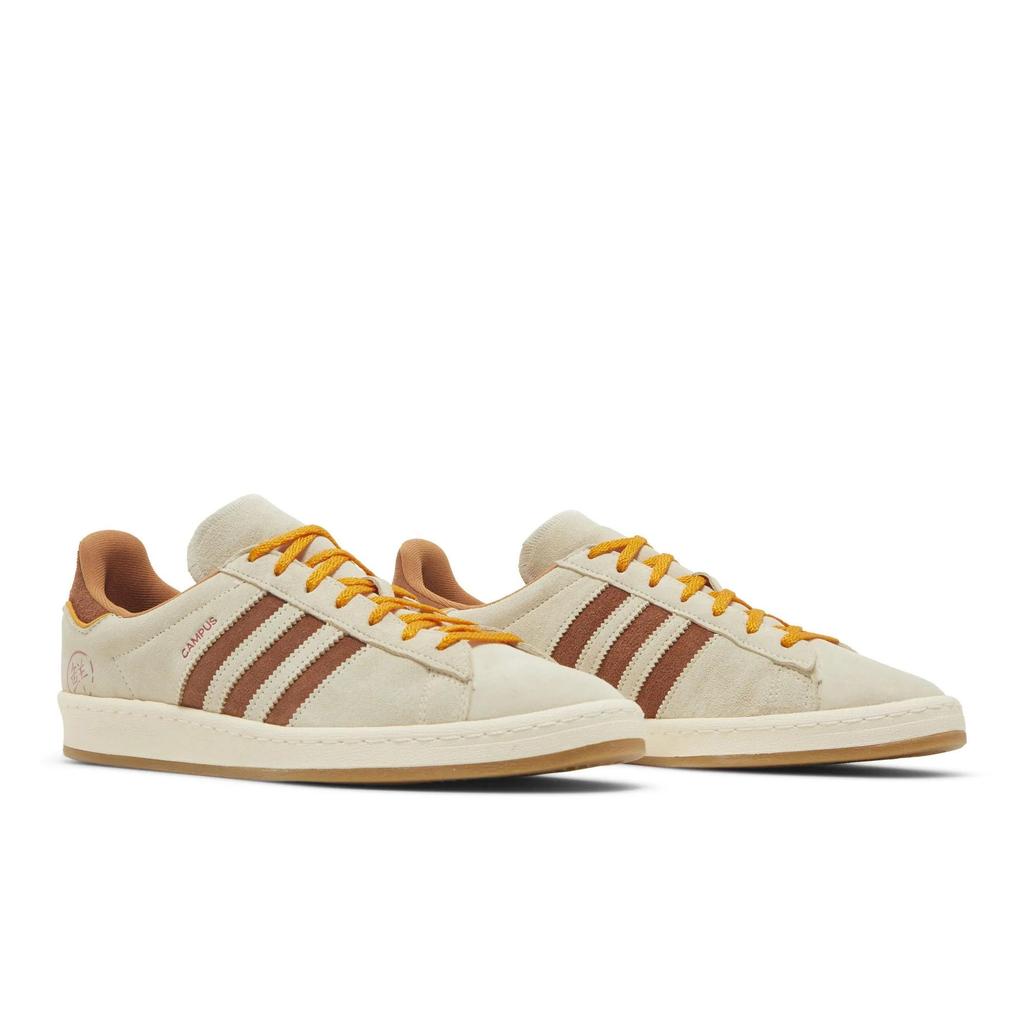 adidas Campus 80s 'Shanghai - Mooncakes' (Unisex) Cream White / Auburn / Eqt Orange Skate Shoes GY4589