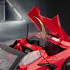 1:24 Corvette C8 R Alloy Sports Car Model Diecast Metal Track Racing Vehicles Car Model Simulation Sound and Light Kids Toy Gift