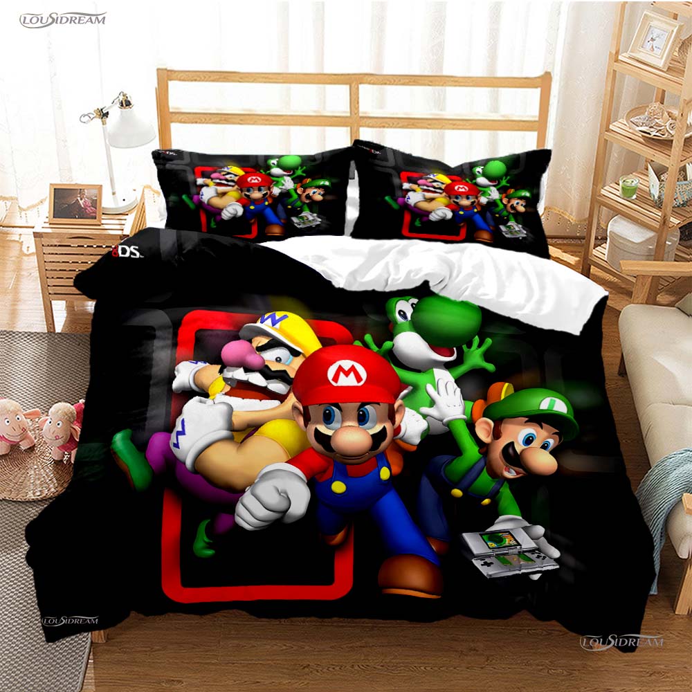 Lovely Carton Anime Al Season Soft Duvet Cover kawai Mai Beding set Premium Soft Comfortable Quilt Cover plus Pilowcase Single/Double/Quen/King