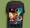 Fairy Tail T-shirt Gray Fullbuster Natsu Dragneel Girl Anime Gift Shirt All Size