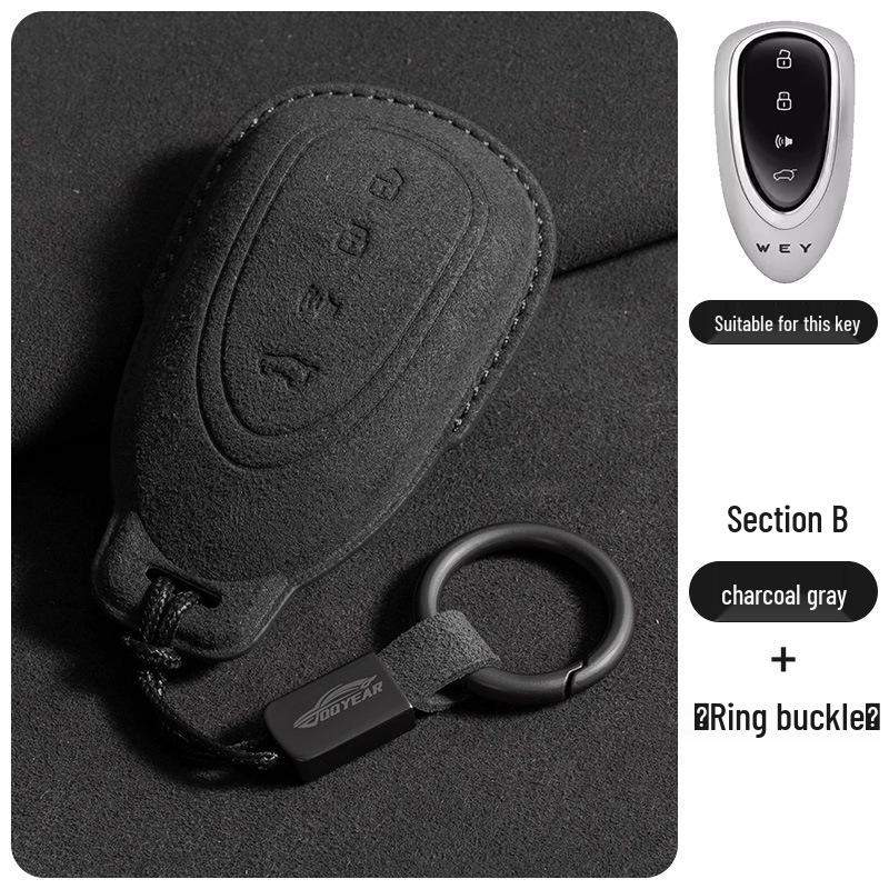 Great Wall WEY Lanshan Mocha/Hi4/Latte Key Suede Cover - Three Colors