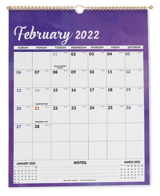 Inkdotpot Inkdotpot 16x12,5 Vægkalender - Løber indtil december 2023 Hængende Spiralbundet Månedlig Kalender 2022-2023