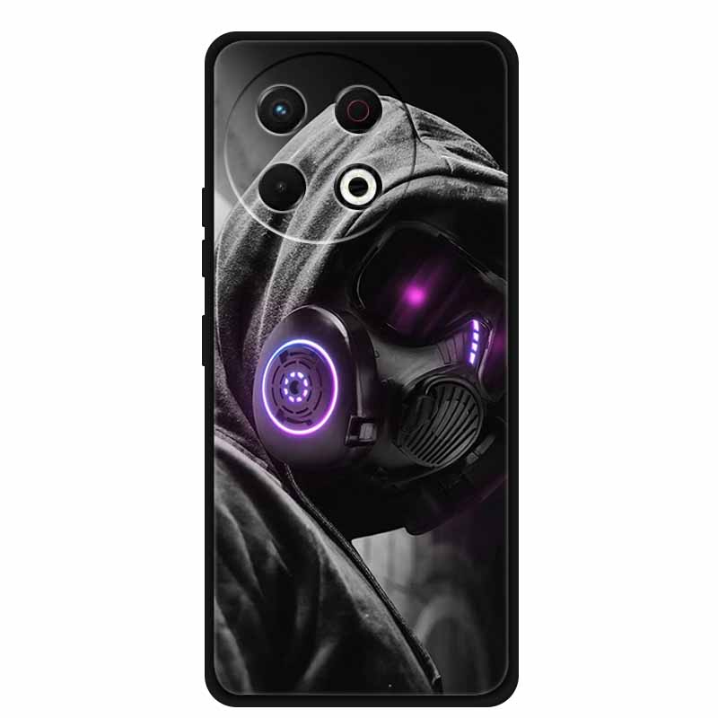 For Tecno Spark 30 Pro Phone Case 30Pro Coque Black Silicone Soft Back Cover Case For Tecno Spark30 Pro 4G Case Protective Shell