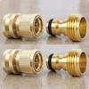 Brass Hose Quick Connector Threaded with Washers LeakResistant Connect Fitting