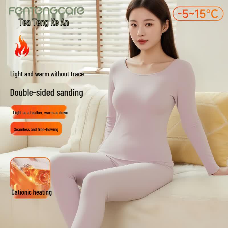 FENTENGCARE Women s Thermal Underwear Set M