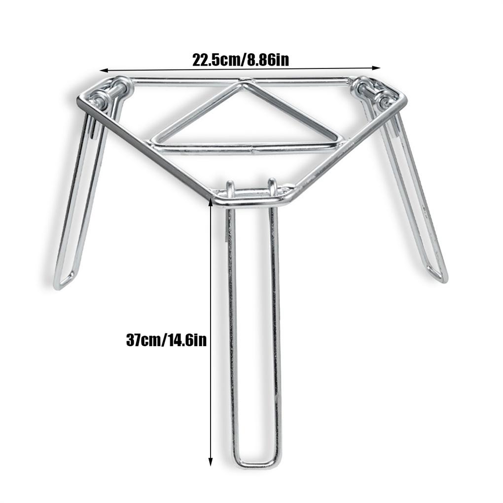 Stainless Steel Campfire Rack Grill Grate Camping Hiking Backpacking Pan Tripod Stand Camper Cooking Kitchen Equipment