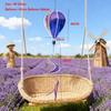 40cm Balloon Hot Air Balloon Spinner Plastic Rotating Sequins Pinwheels