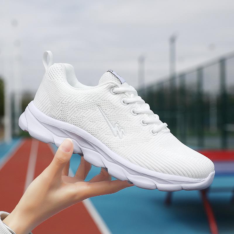 Double star sports shoes spring new mesh breathable lightweight casual travel shoes soft-soled running shoes