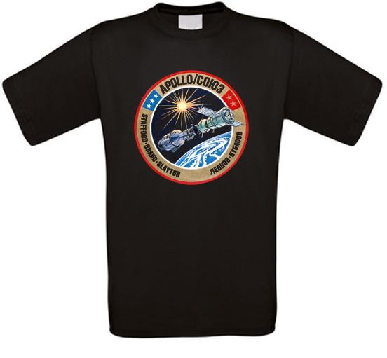 Apollo Soyuz Soyuz Space Astronaut Moon USA Soviet Soviet T-Shirt XXL