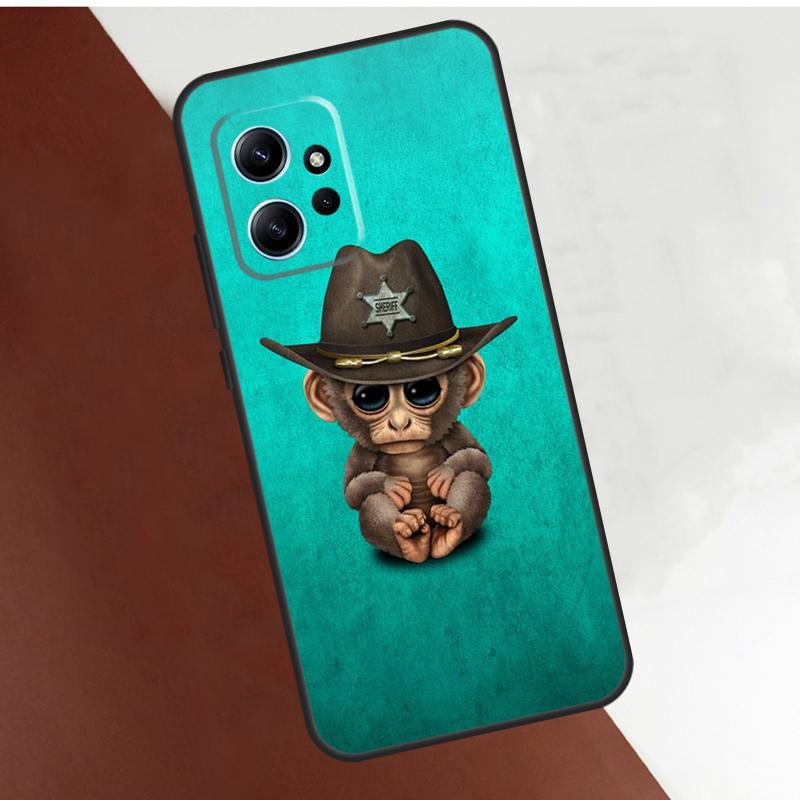 Monkey Gorilla Ape Baby Case For Xiaomi Redmi Note 12 11 10 8 9 Pro 12S 11S 10S 9S Coque For Redmi 12 9C 10C 12C