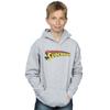 DC Comics Boys Superman Telescopic Crackle Logo Hoodie