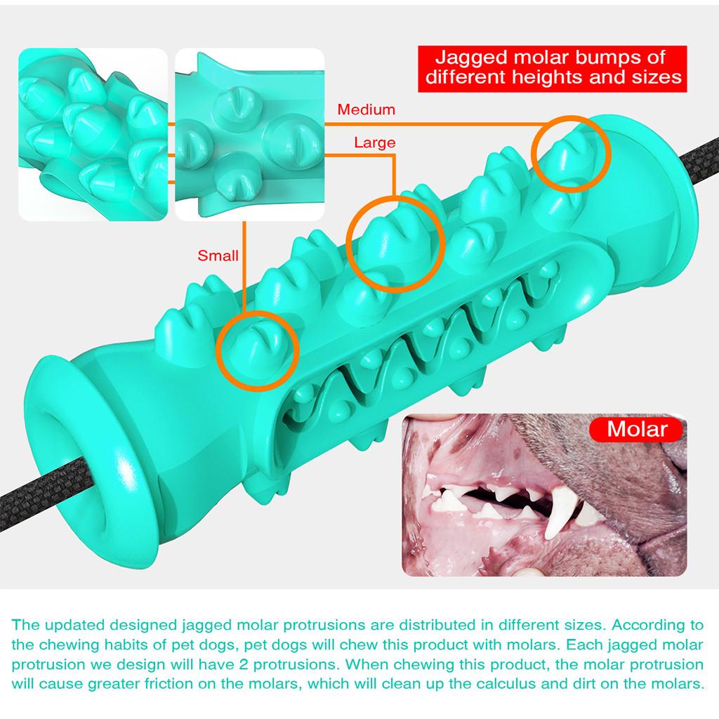 Drawstring Dog Molar BiteToy Pet Rope Ball Stick Chew Toys Training Tool Support