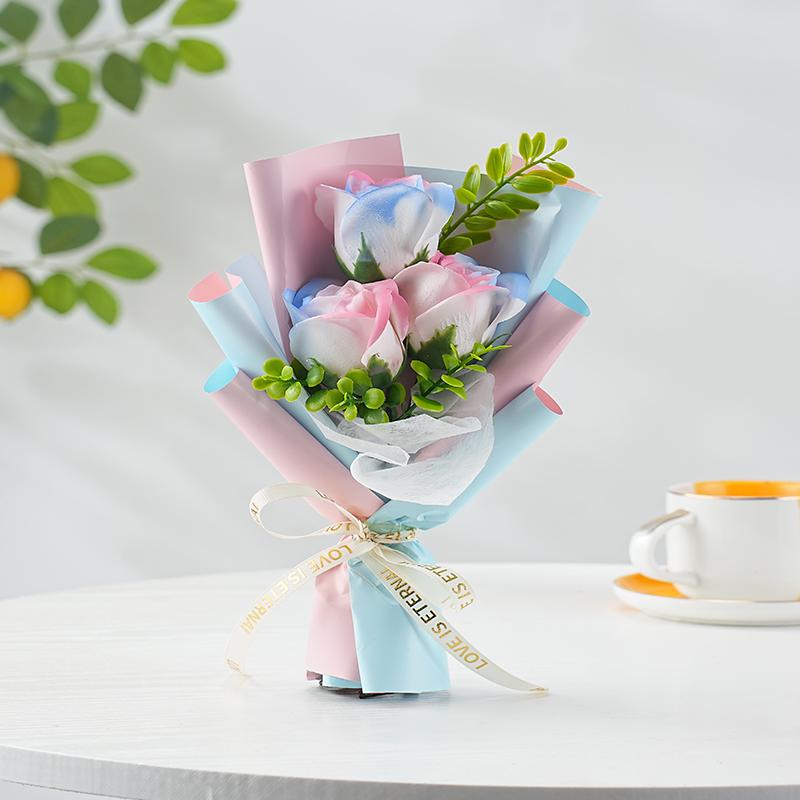 Scented Soap Rose Bouquet: Perfect Gift for Mother's Day, Valentine's, Birthdays - Ideal for Girlfriends, Moms, Besties, Teachers.