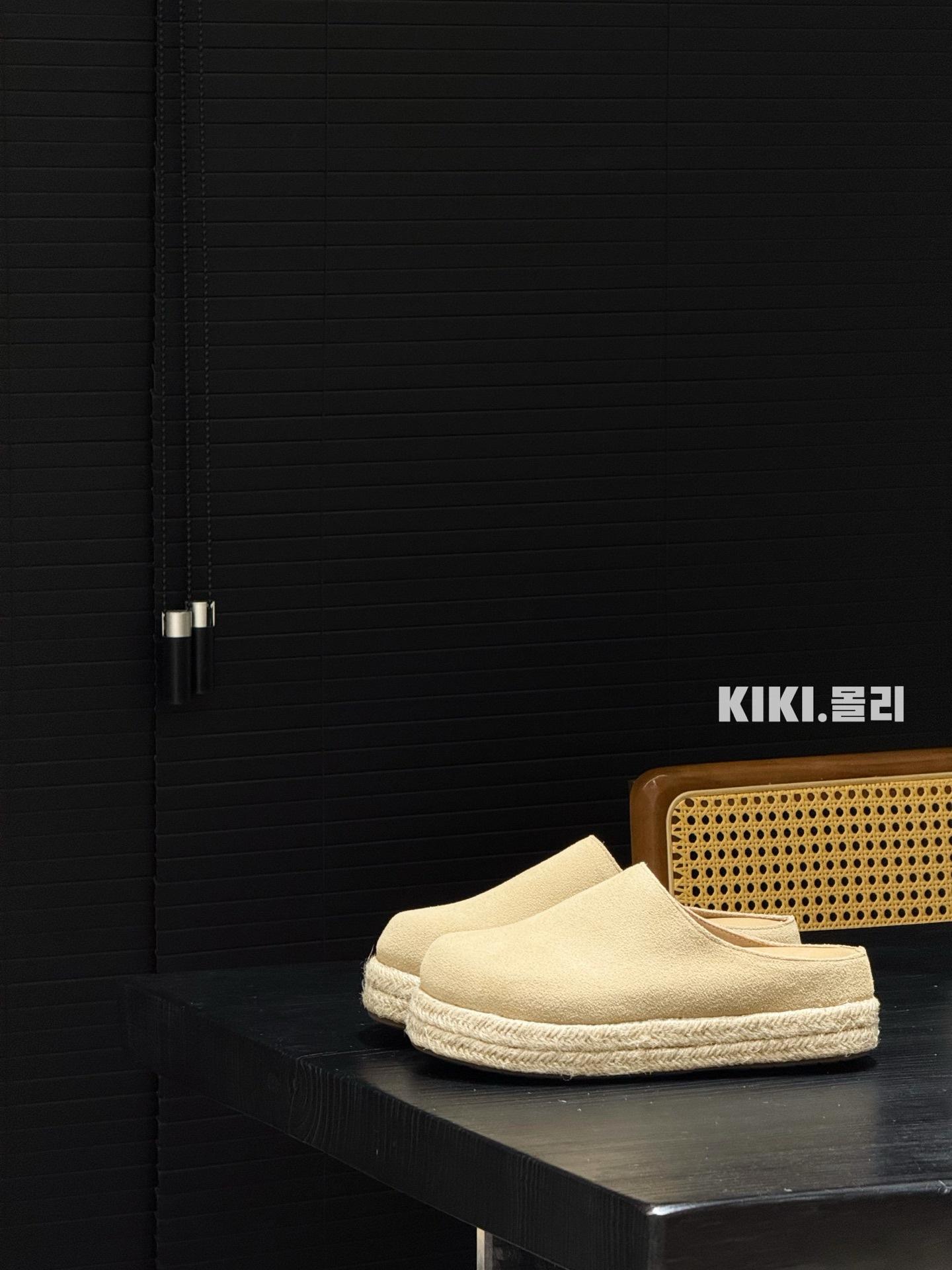 

Ретро Баотоу новая верхняя одежда ленивые шлепанцы на толстой подошве из соломы 058-168 35 бежевый