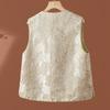 Women's New Chinese Style Round Neck Button Vest