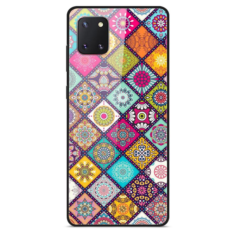 For Coque Samsung Note 10 Lite Case Tempered Glass Planet Space Cover for Samsung Galaxy Note10 Lite Case S10 Lite Glass Case