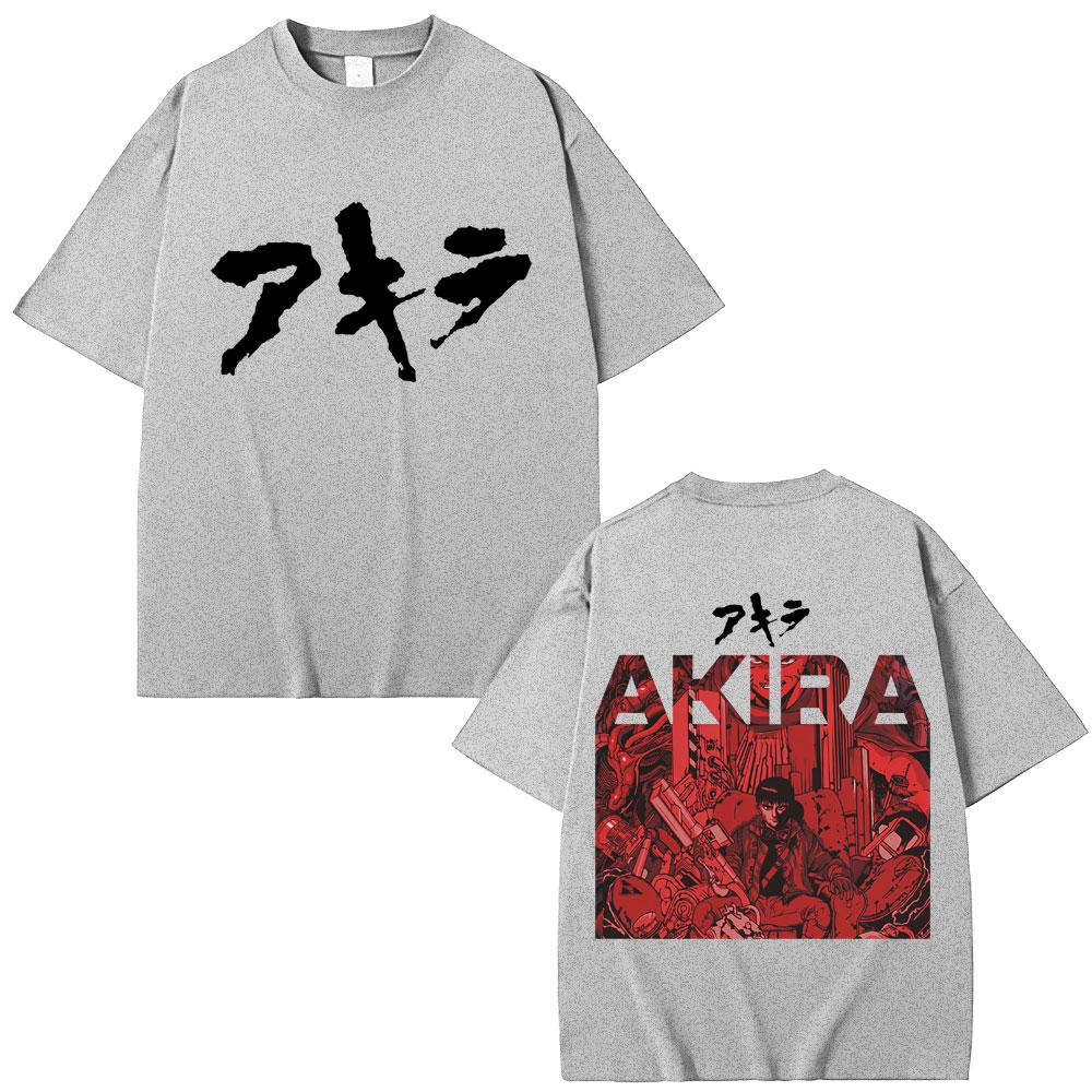 Japan Anime Akira Science Fiction Movie T Shirts Shotaro Kaneda Harajuku Manga T-shirt Loose Men Women Cotton T Shirt