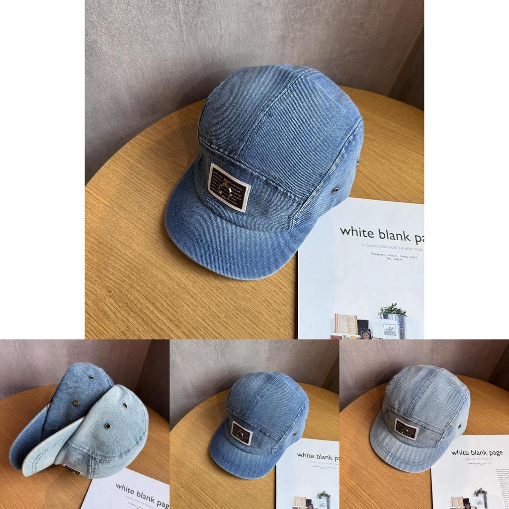 New Cotton Baseball Cap With Letter Embroidery And Sun Visor For Women And Teens