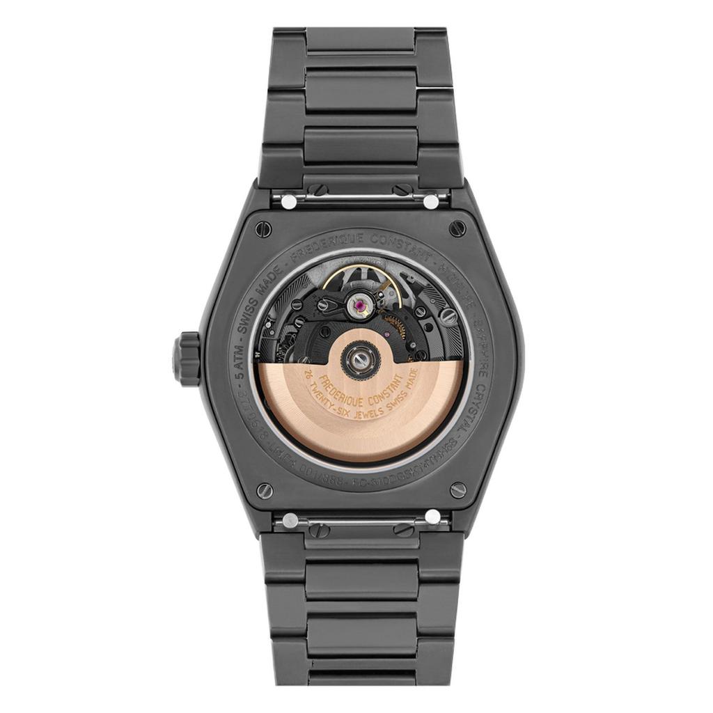 Frederique Constant Highlife Automatic Skeleton Dark Grey Titan Tone Dial Integrated Stainless Steel Bracelet Men's Watch (FC-310DGSKT4TNH6B)