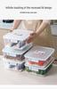 Plastic Japanese-Style Fresh-Keeping Box with Lid for Refrigerator Storage